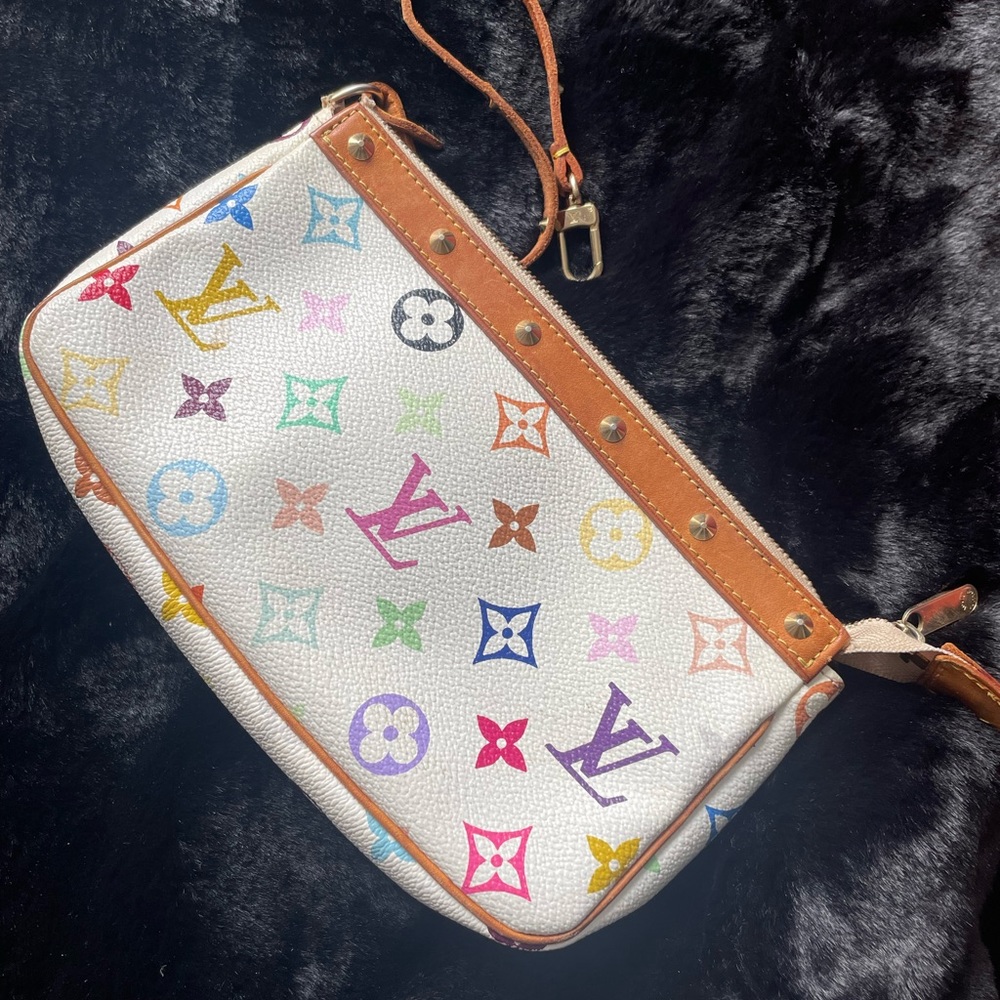 Louis Vuitton Murakami Multicolore Pochette FULL SET - Picture 3 of 9